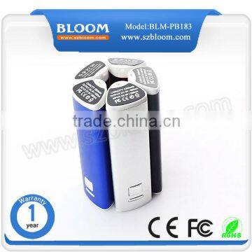 2015 new product oem service wholesale/retail portable 2600 mah battery power bank