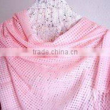 Light Pink Color Cashmere Shawl