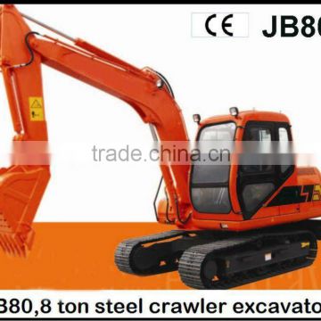 8ton crawler excavator with Japan engine,cabin