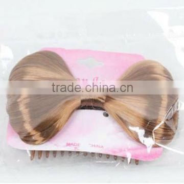 2013hot style synthetic chignon hair wig accessory with clip