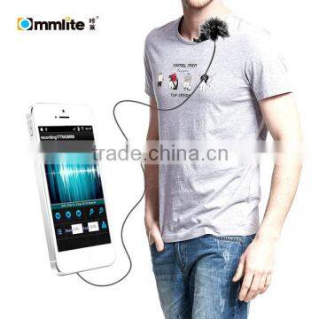 Commlite Lavalier Microphone Clip-on Omni-directional Condenser Mic for Smartphones photo-4