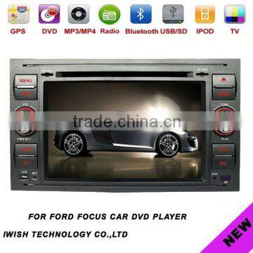 7 inch HD screen android car radio tv dvd for ford focus