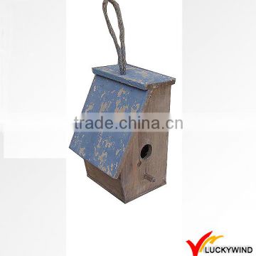 Cottage Charming Wooden Antique Hanging Birdhouse