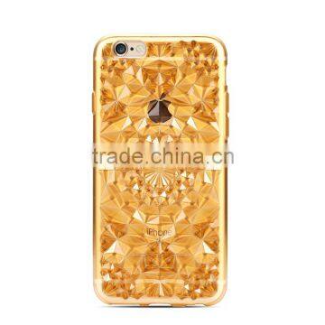 Joyroom Luxury Diamond Shiny Flowers Case for IPhone 6Plus Soft Crystal TPU Bling Back Cover for IPhone 6s Plus MT-5800 photo-2