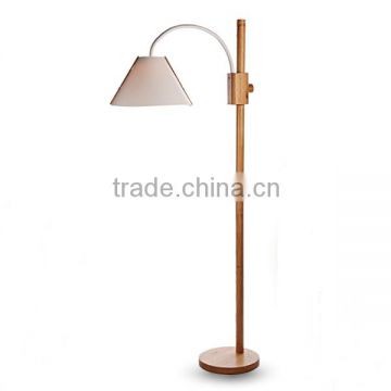 Reading wood floor light downlight adjustable floor lamp