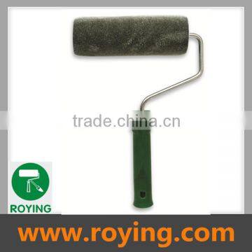 Professional polyester flock sponge paint roller with plastic handle