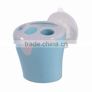 Suction cup toothbrush holder cup