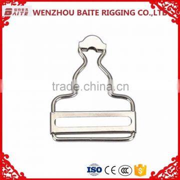 Hot sale Steel Nickel Plated Carabiner belt buckle in rigging hardware china manufacturer