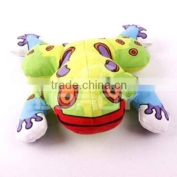 Pretty stuffed frog type pet toys