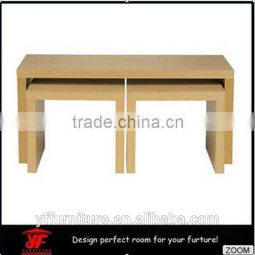 Multi function wood furniture simple modern coffee table