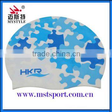Cheap Waterproof Silicone Custom Swim Caps photo-5