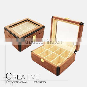 Customized wholesale window watch boxes display