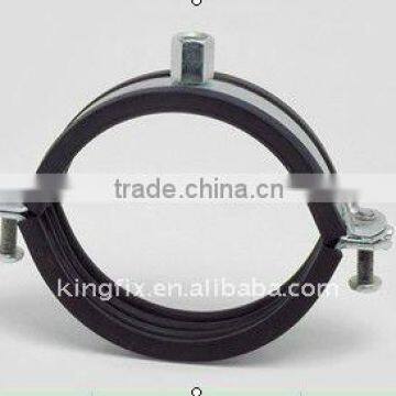 rubber heavy duty pipe clamp With M8+M10 Combi Nut & Rubber