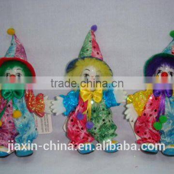 Decoration porcelain clowns