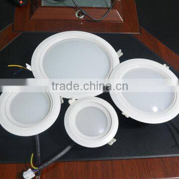 CCT change led downlight 8inch 20W by switch for hotel