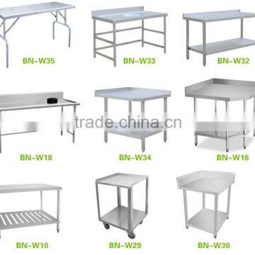 Restaurant Equipment Stainless Steel Work Table/Stainless Steel Preparation Work Table photo-2