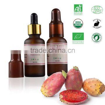 Organic Prickly Pear Seed Oil (Barbary Fig Oil/Cactus Oil) - Cold Pressed, Pure & Extra Virgin - Premium Quality