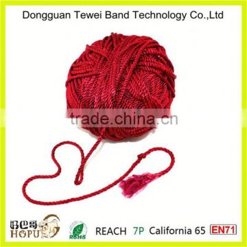 Colorful braided rope,cord/rope/elastic string/stretch rope/bungee cord