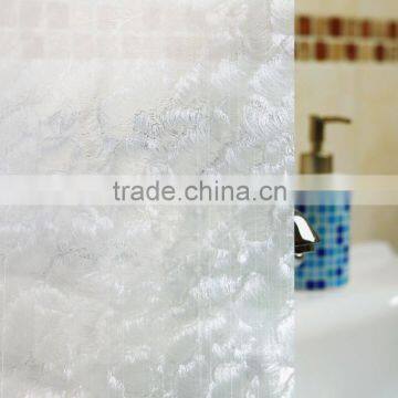 2015 White Leaves Matte Glass Film Household Usage DIY Adhesive Window Film for Home Decoration photo-5