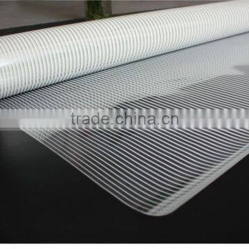 Decorative PET Thin Stripe Gradation Adhesive Film Stained Glass Similar to 3M Window Film