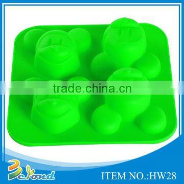 Colorful non-stick fondant silicone cake mold