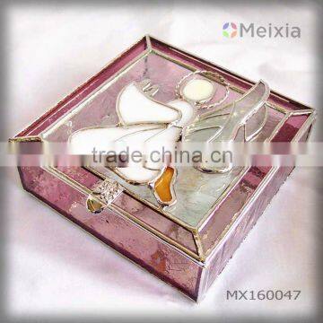 MX160047 china wholesale stained glass jewelry box for home decoration                        
                                                Quality Choice