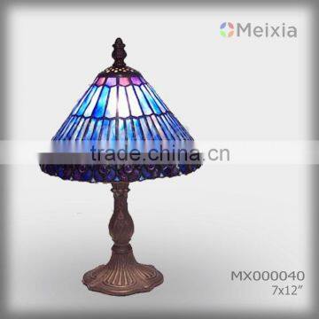 MX000040 wholesale tiffany style table lamp stained glass lamp shade