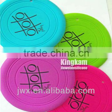 customized silicone frisbee with logo