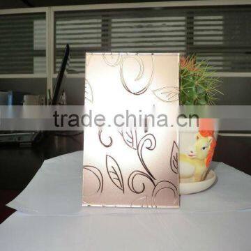 4mm Decorative Acid Etched Glass photo-2