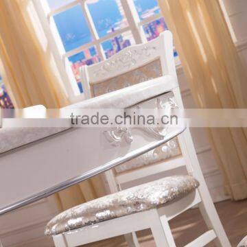 Vintage French Dining Room Fruniture Table Chairs Set photo-3