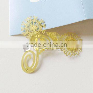 Custom Metal Etched Bookmark Manufacture With Hook