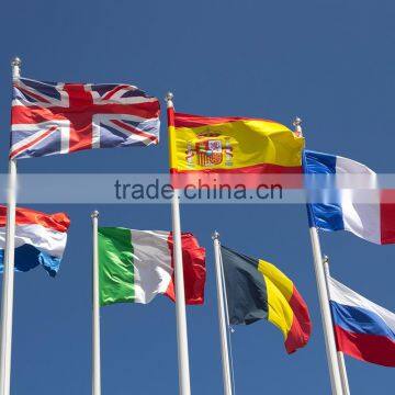 Big manufacturer Polyester Printed country polyester national flag