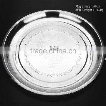 Wholesale New China Tableware Stainless Steel Steak Plate photo-2