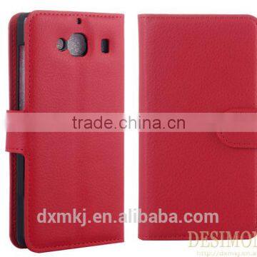 OEM Luxury Wallet Stand Flip Leather Case For Xiaomi M4