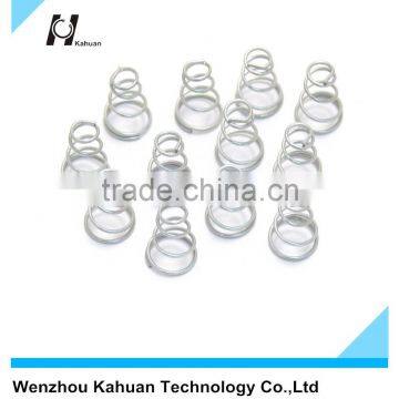 Height adjust elevator spring coned shaped spring