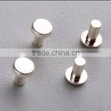 2013 Hot Sale Manufacture Rivet-type Contacts/ Solid Contact Rivets With RoHS Approved