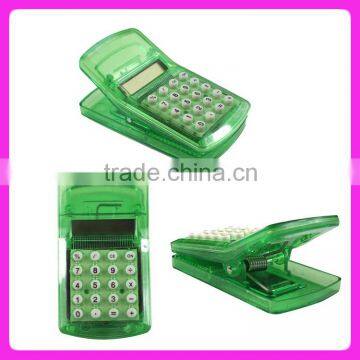 Small pocket silicone calculator,Clip calculator & christmas gift calculator