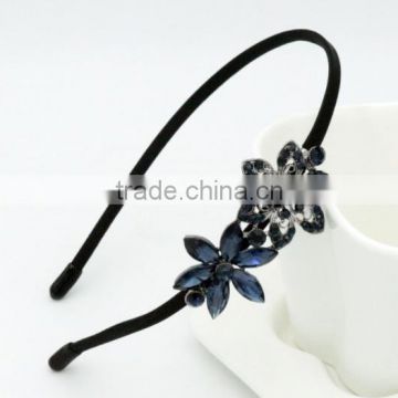 new design china wholesale butterfly crystal stone headbands hair accessories