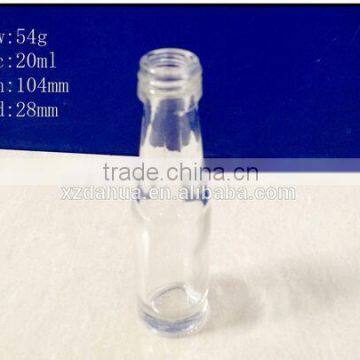 mini glass bottles 20ml with high quality