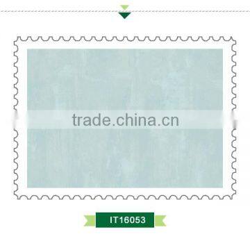 Closeout Printing Non Woven Wallpaper, Green Neat Plain Wall Decal for Background , Cool Wall Mural Online