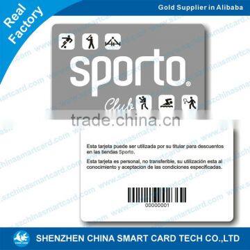 13.56mhz plastic pvc contactless smart custom rfid card