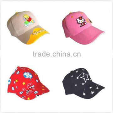 Hello kitty Printed Cute Girls cotton children baseball cap factory