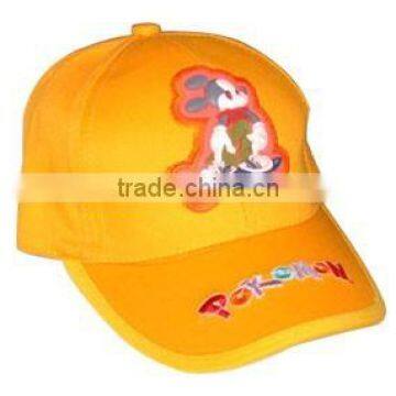 Alibaba China Cotton sports caps Kids Children Hats Custom Embroidery caps