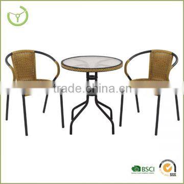 3pc Rattan bistro set-modern wicker patio set/home furniture/living room
