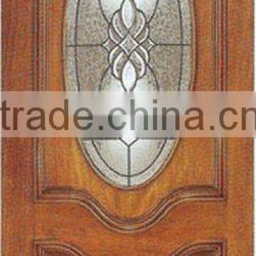 Wood Framing Oval Glass Doors Design Interior DJ-S5716M-6