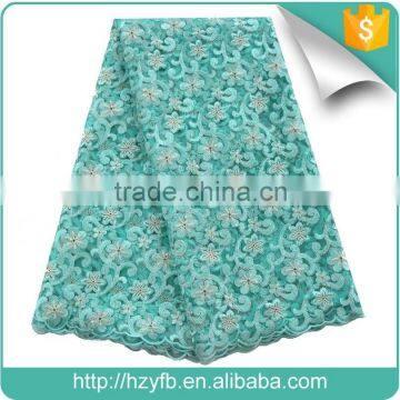 2016 Wholesale Swiss Embroidery French Net Lace Fancy New Design Little Flower French Bridal Lace photo-2