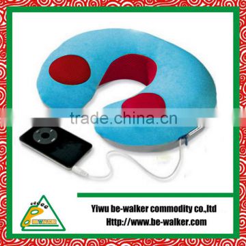 2014 music pillow travel pillow made in China