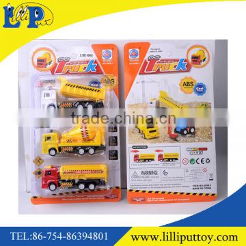 Cartoon pull back mini engineering car toy