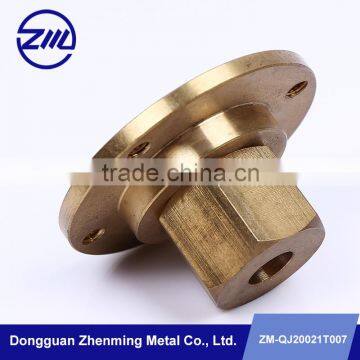 China Custom OEM ISO standard cnc parts brass washing machine parts