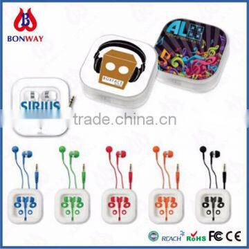 hot sale earphone and earphone box from factory